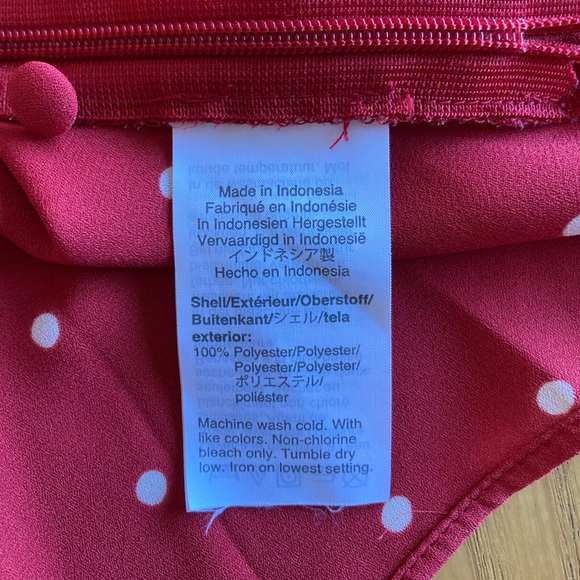 Madewell Polka Dot Daylight Tie Sleeve Top - Size 0 - Picture 10 of 10